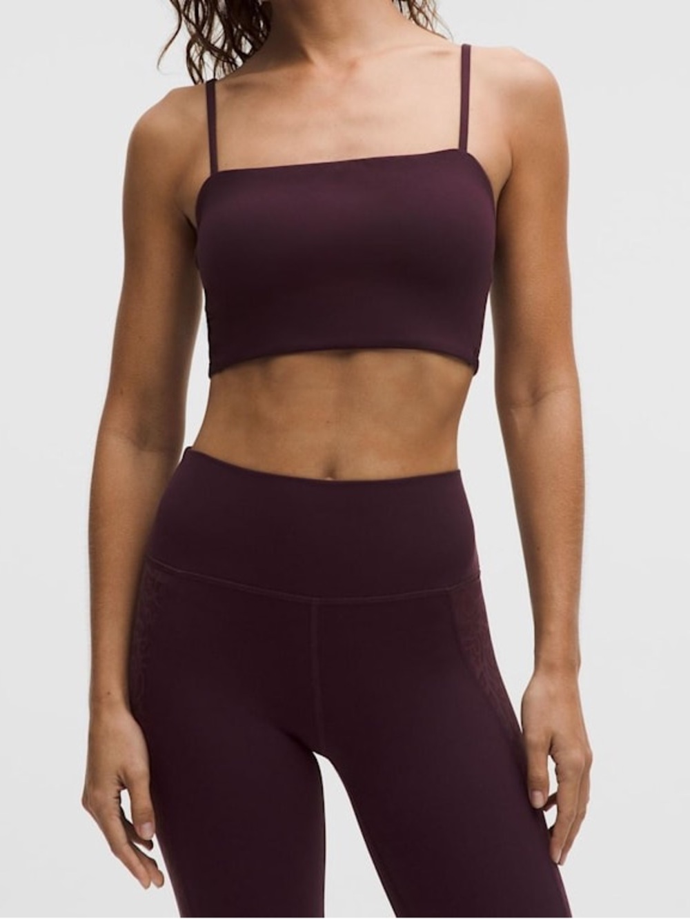 NEW Nulu Paisley Lace-Back Yoga Bra